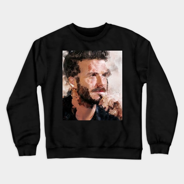 david beckham footba Crewneck Sweatshirt by nonagobich